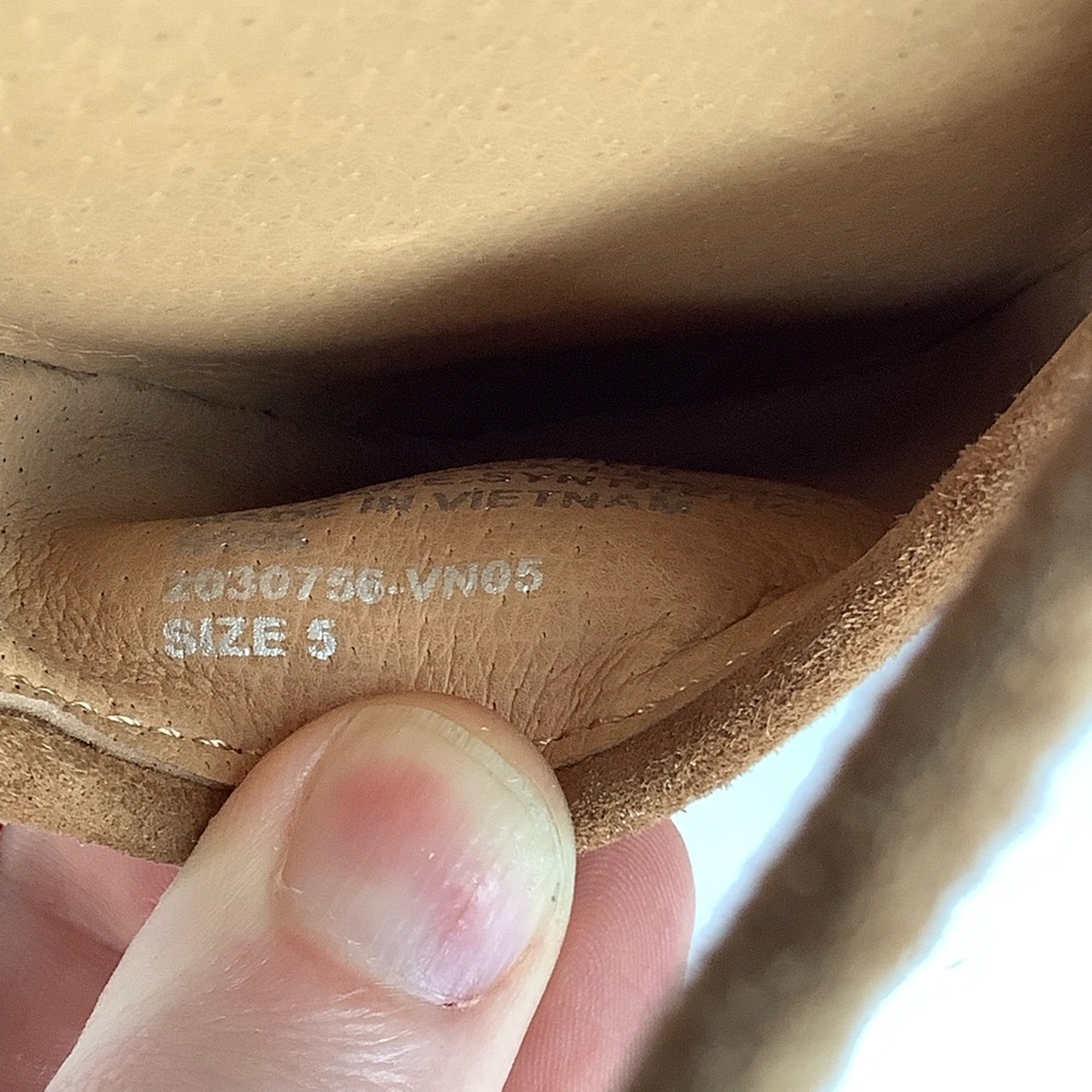 Madewell The Greta Ballet Flat Woven Tan Leather Women’s Mule Flats Sz 5 Boho - Picture 8 of 11